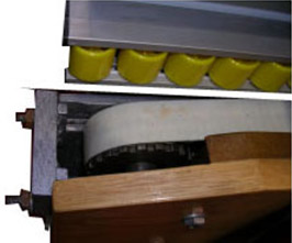 Станок для изготовления прямолинейного фацета ENKONG XM 251(PLC), 251(DD), зубчатый ремень загрузочного и разгрузочного конвейера 