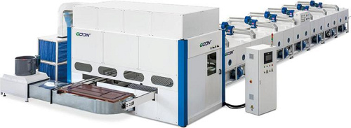 Автоматическая интеллектуальная покрасочная линия для покраски фасадов и дверей DAF-2500E