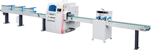 Автоматический станок EcoWood CFS-200 MAX для вырезки дефектов и торцовки