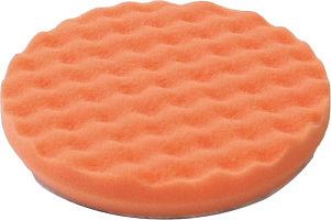 Поролоновый полировальный диск MIRKA рельефный оранжевый