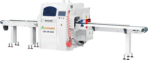 Автоматический станок EcoWood CFS-100 MAX для вырезки дефектов и торцовки